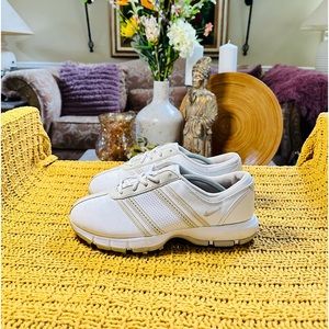 Nike Delight Women's Golf Shoes White Tan Style# 317622-121 - Size US 9